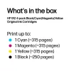 HP 912 pack de 4 cartuchos de tinta negro/cian/magenta/amarillo Original