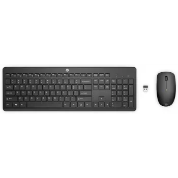 Combinación de ratón y teclado inalámbricos HP 235 tamaño completo inalámbrico negro