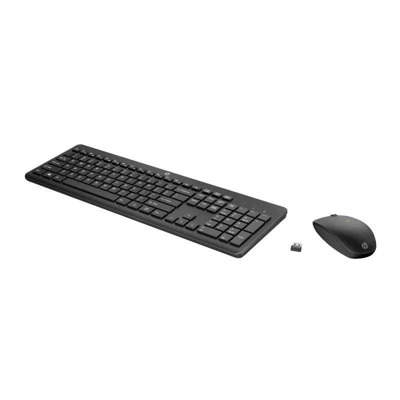 Combinación de ratón y teclado inalámbricos HP 235 tamaño completo inalámbrico negro