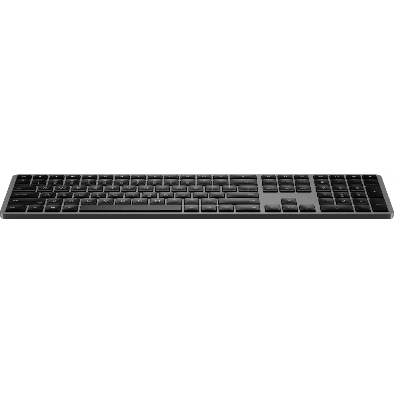 Teclado inalámbrico tamaño completo HP 975 — RF Inalámbrico + Bluetooth, Negro, distribución 100%