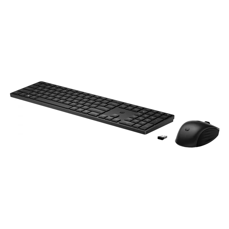HP 650 Combo de teclado y ratón inalámbricos tamaño completo Membrana Negro