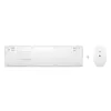HP 650 Combo de teclado y ratón inalámbricos tamaño completo, blanco