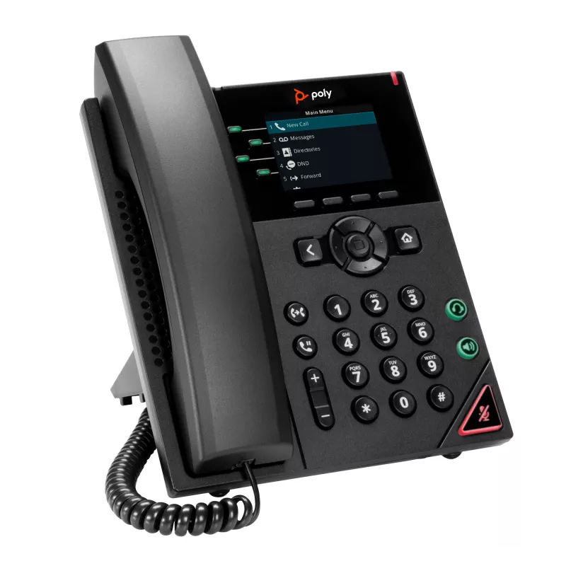 HP Poly VVX 250 Teléfono IP de 4 líneas y compatible con PoE, Negro, LCD, 320 x 240 píxeles, HTTPS, ENERGY STAR, RoHS, Federal Communications Commission (FCC), CE