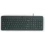 HP 150 Teclado con cable tamaño completo USB Negro 664R5AA#ABD