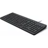 HP 150 Teclado con cable tamaño completo USB Negro 664R5AA#ABD