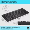 HP 350 Teclado Bluetooth compacto multidispositivo