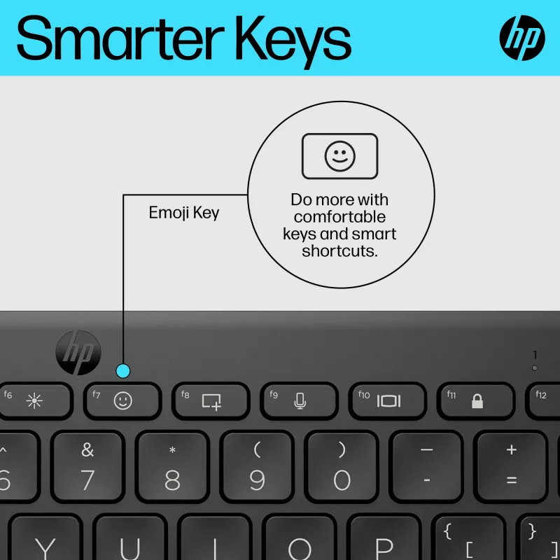 HP 350 Teclado Bluetooth compacto multidispositivo