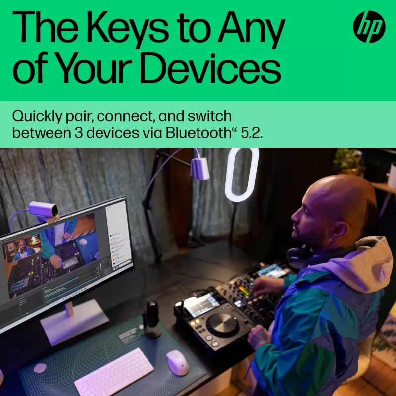 HP 350 Teclado Bluetooth compacto multidispositivo