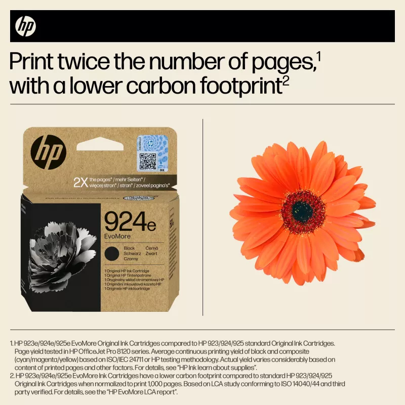HP 924e EvoMore Negro Tóner Original