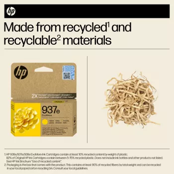 HP 937e EvoMore Amarillo Tóner Original