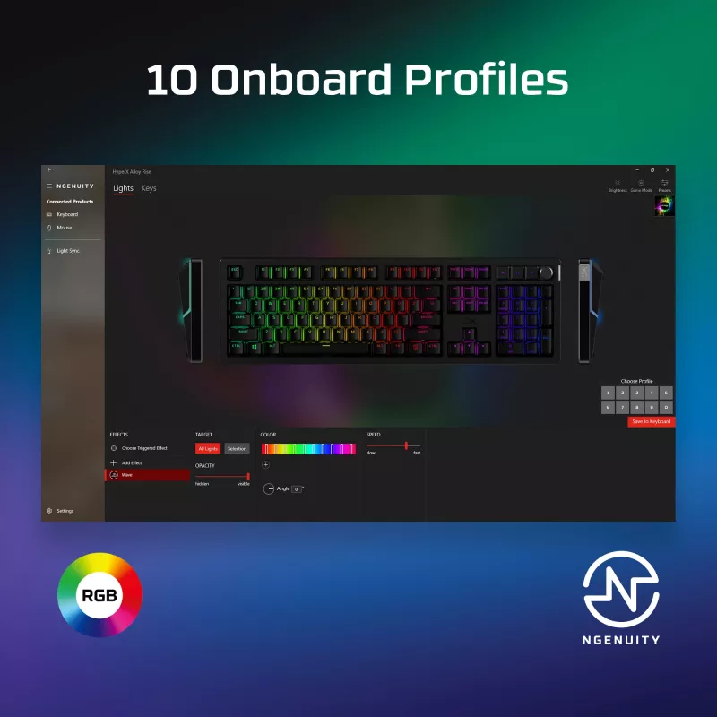 Teclado gaming Kingston HP HyperX Alloy Rise Modelo 7G7A3AA#ABD — teclado mecánico compacto con cable EAN 0