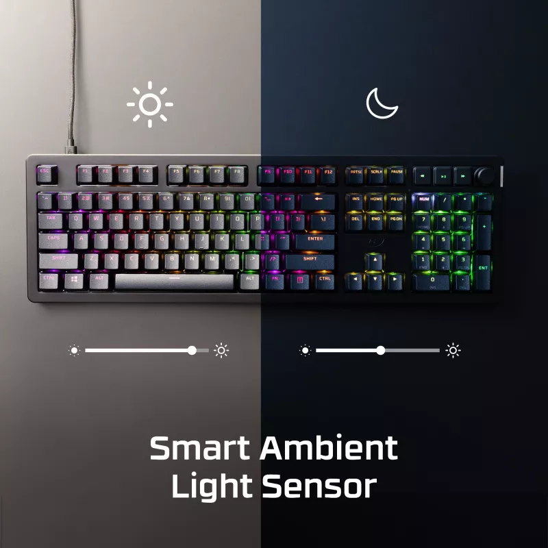 Teclado gaming Kingston HP HyperX Alloy Rise Modelo 7G7A3AA#ABD — teclado mecánico compacto con cable EAN 0