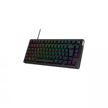 Teclado mecánico gaming Kingston (HyperX) Alloy Rise 75 – formato compacto 75%, con cable, Modelo 7G7A4AA#ABD
