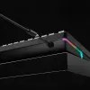 Teclado mecánico gaming Kingston (HyperX) Alloy Rise 75 – formato compacto 75%, con cable, Modelo 7G7A4AA#ABD