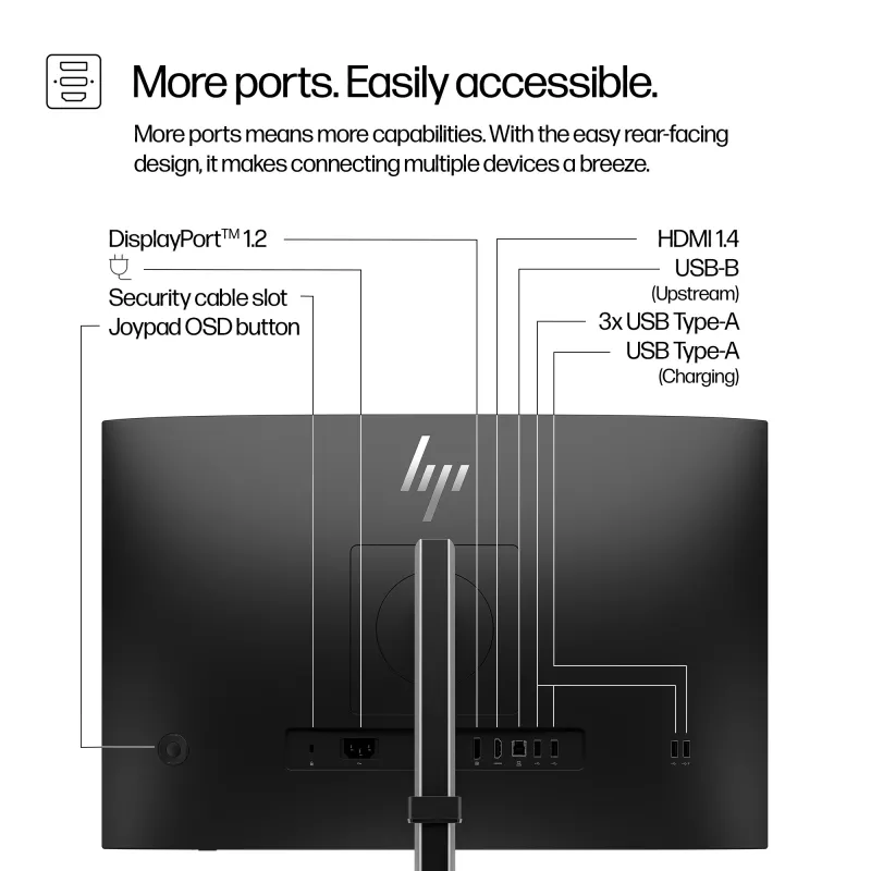 HP Series 5 Pro 24 pulgadas WUXGA monitor - 524pn, 61 cm (24 pulgadas), WUXGA, LCD, 5 ms, negro (reacondicionado)