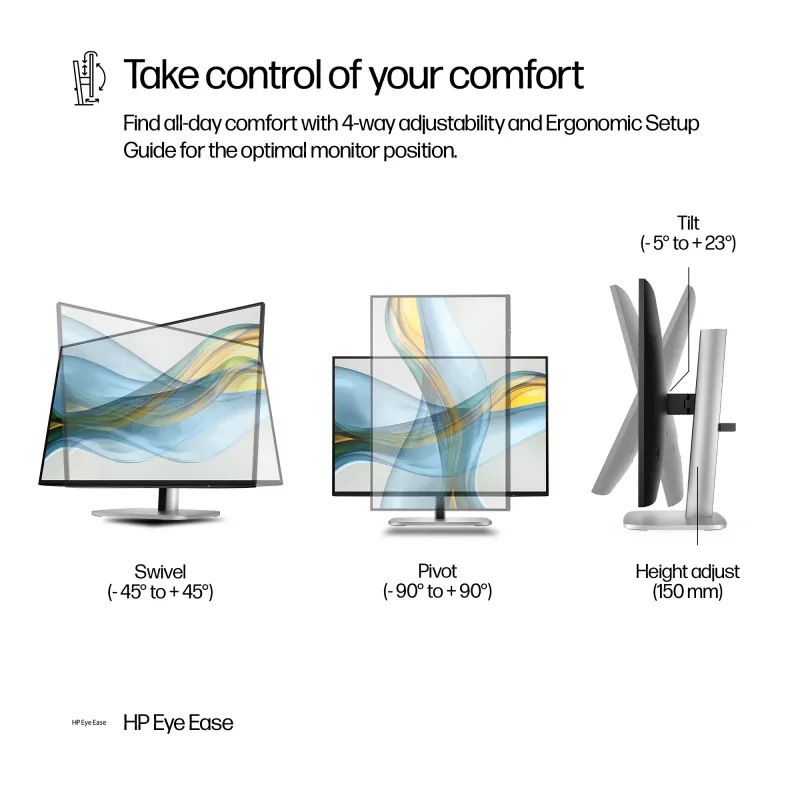 HP Series 5 Pro 24 pulgadas WUXGA monitor - 524pn, 61 cm (24 pulgadas), WUXGA, LCD, 5 ms, negro (reacondicionado)