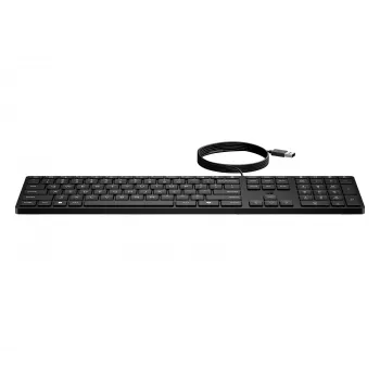 HP Wired Desktop 320K Teclado de tamaño completo USB Membrana Negro