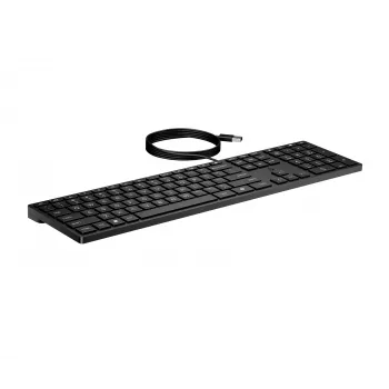 HP Wired Desktop 320K Teclado de tamaño completo USB Membrana Negro