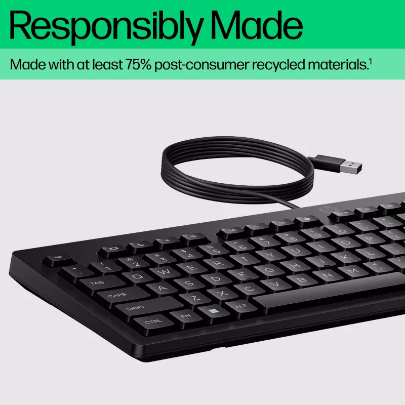 HP 125 Teclado con cable