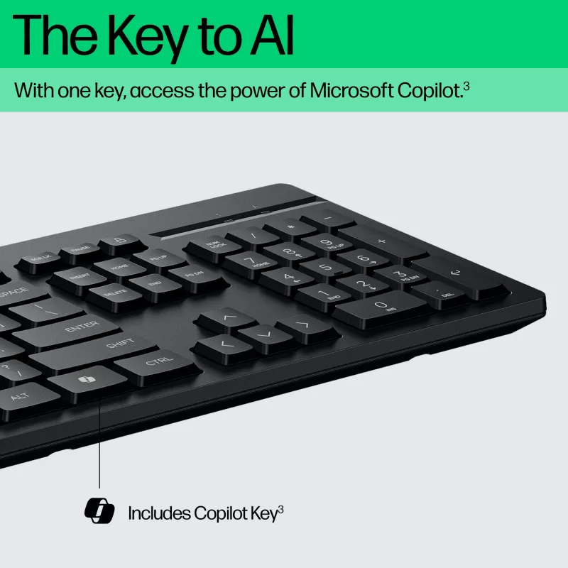 HP 125 Teclado con cable