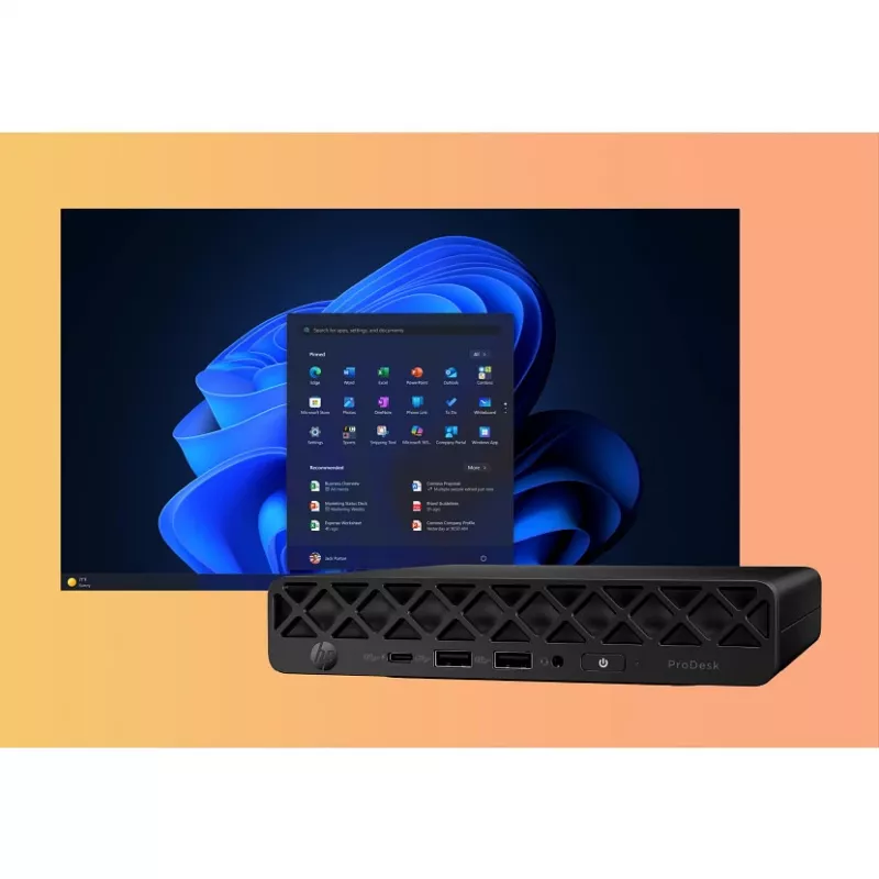 Ordenador HP ProDesk 4 G1i AI Mini Core Ultra 5 225T RAM 16GB SSD 512GB Intel Graphics OS Win 11 Pro