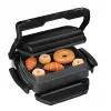 Parrilla de contacto Tefal GC7148 — 2000 W, carcasa de acero inoxidable, rectangular, termostato ajustable, superficie de parrilla, 365×365×175 mm
