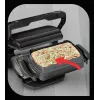 Parrilla de contacto Tefal GC7148 — 2000 W, carcasa de acero inoxidable, rectangular, termostato ajustable, superficie de parrilla, 365×365×175 mm
