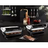 Parrilla de contacto Tefal OptiGrill Elite XL GC760D — acero inoxidable, 800 cm² de superficie de parrilla, 2200 W