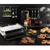 Parrilla de contacto Tefal OptiGrill Elite XL GC760D — acero inoxidable, 800 cm² de superficie de parrilla, 2200 W