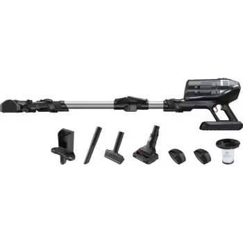 Aspirador escoba 2 en 1 Rowenta X-Force RH9958 con batería, en seco, HEPA, sin bolsa, 0,9 L, negro, gris