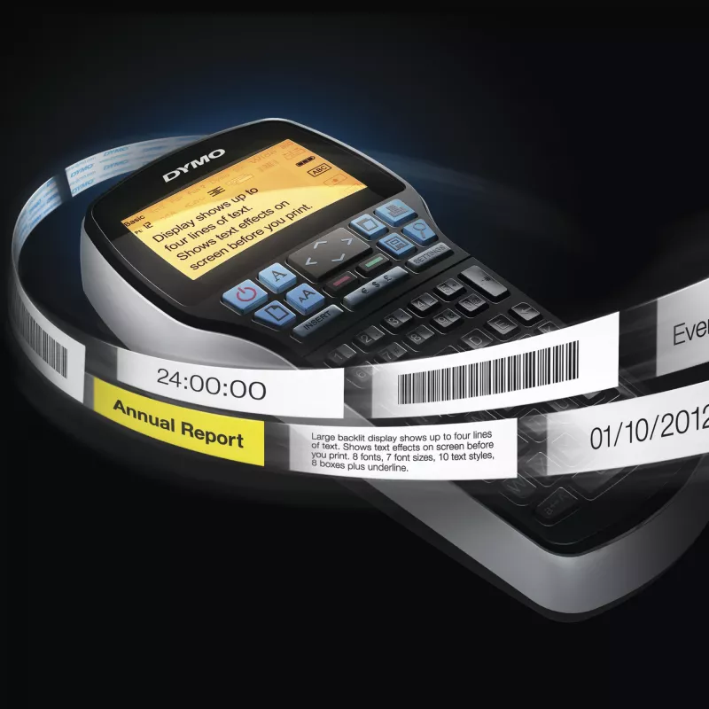 Impresora de etiquetas DYMO LabelManager 420P | Impresora de etiquetas portátil recargable de alto rendimiento | Conexión a ordenador | Impresión de códigos de barras, logotipos y gráficos