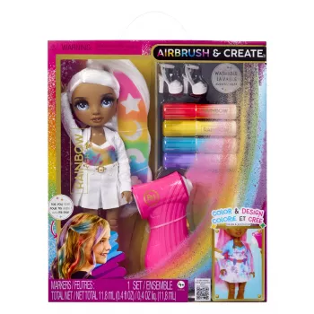 Muñecas de moda Rainbow High Air Brush & Create - Ojos grises, muñeca de moda, femenino, 4 año(s), niño/niña, multicolor