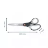 Tijeras de oficina Leitz Cosy Titanium 205 mm, adultos, corte recto, unidad, gris, acero inoxidable, tijeras de oficina