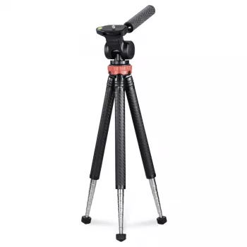 Trípode Hama Traveller Pro para smartphone/cámara de acción 3 patas negro, rojo