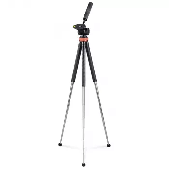 Trípode Hama Traveller Pro para smartphone/cámara de acción 3 patas negro, rojo