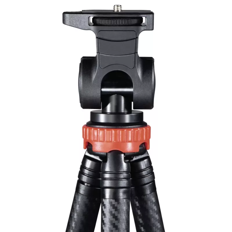 Trípode Hama Traveller Pro para smartphone/cámara de acción 3 patas negro, rojo