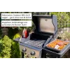 Carro de barbacoa Unold 58595 BUDDY Cart eléctrico negro, acero inoxidable 2600 W