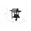 Carro de barbacoa Unold 58595 BUDDY Cart eléctrico negro, acero inoxidable 2600 W
