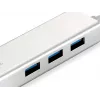 Adaptador de red USB Gigabit LevelOne, hub USB