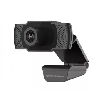 Webcam Conceptronic AMDIS 1080P Full HD con micrófono, 2 MP, 1920 x 1080 píxeles, Full HD, 30 fps, 1280x720@30fps, 1920x1080@30fps, M-JPEG, YUV