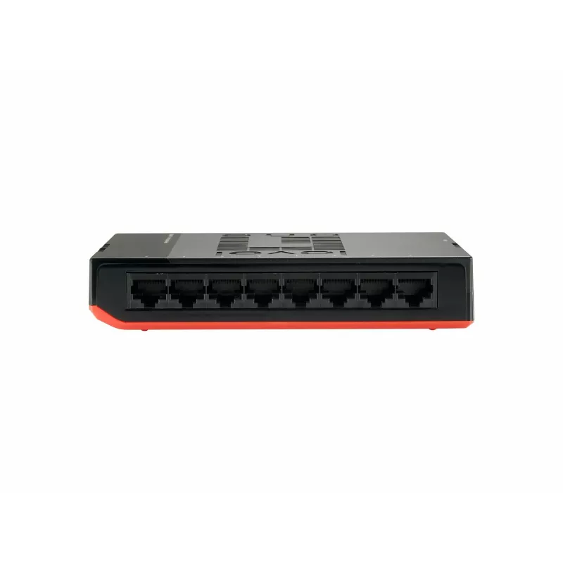 Switch LevelOne de 8 puertos Gigabit, no gestionado, Gigabit Ethernet (10/100/1000), full duplex, montaje en pared posible