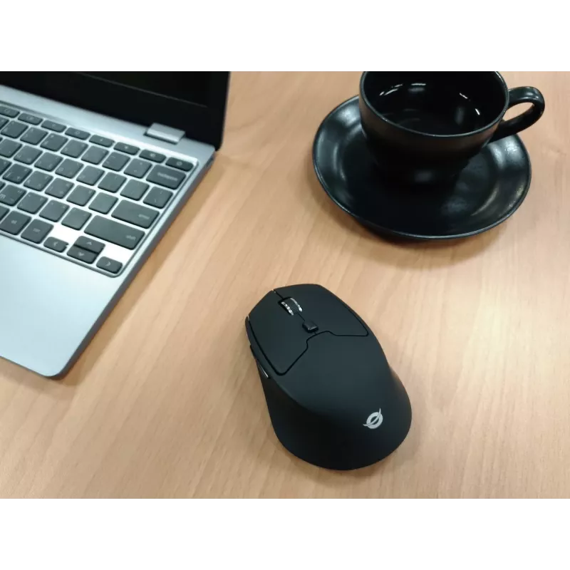 Ratón ergonómico Conceptronic LORCAN02B oficina diestro Bluetooth óptico 1600 DPI