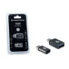 Adaptador OTG Conceptronic DONN04G USB-C a USB A/MicroB pack de 2, 10Gbps (C-A), 480Mbps (C-MicroUSB)