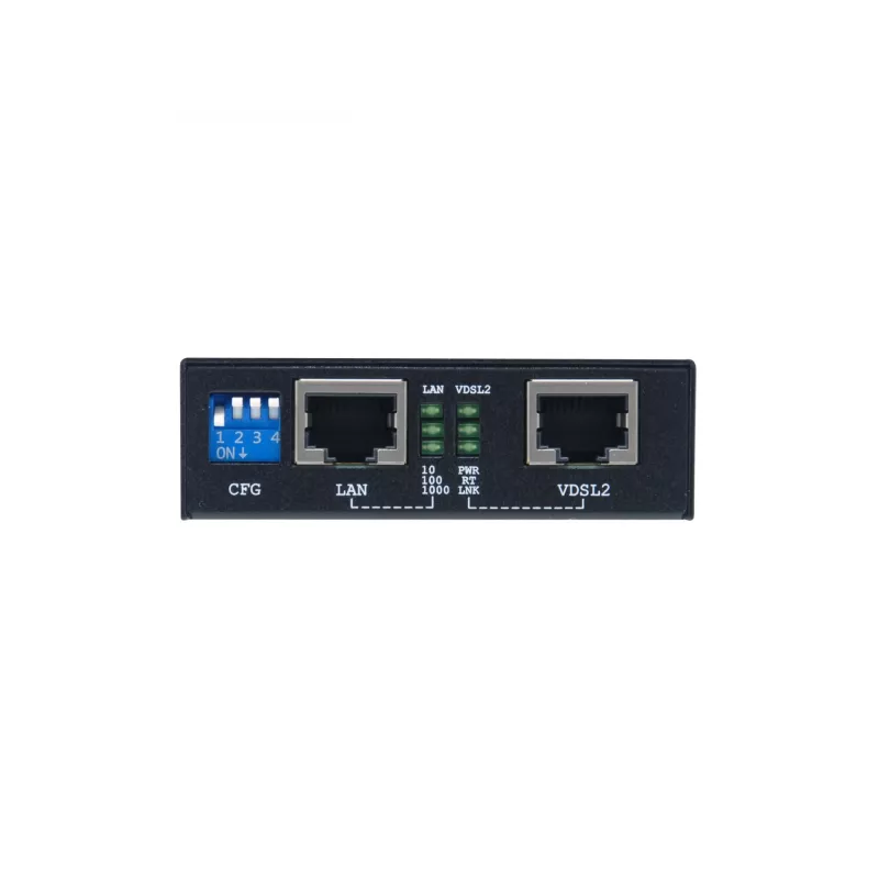 LevelOne Gigabit Ethernet sobre VDSL2, 1000 Mbit/s, IEEE 802.3, IEEE 802.3u, IEEE 802.3z, Fast Ethernet, Gigabit Ethernet, 10,100,1000 Mbit/s, 3000 m, negro