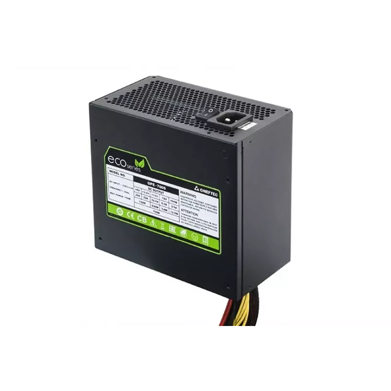 Fuente de alimentación Chieftec GPE-700S 700W, 24-Pin ATX, PS/2, negra