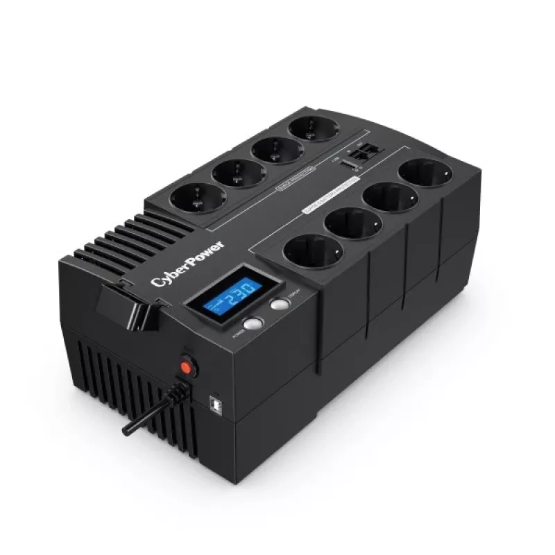 CyberPower BR1200ELCD sistema de alimentación ininterrumpida (SAI) line-interactive 1,2 kVA 720 W 8 salidas AC