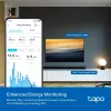 Enchufe inteligente TP‑Link Tapo Mini P110M — enchufe inteligente Wi‑Fi/Bluetooth para interiores, 16 A, 100–240 V, 3680 W, blanco