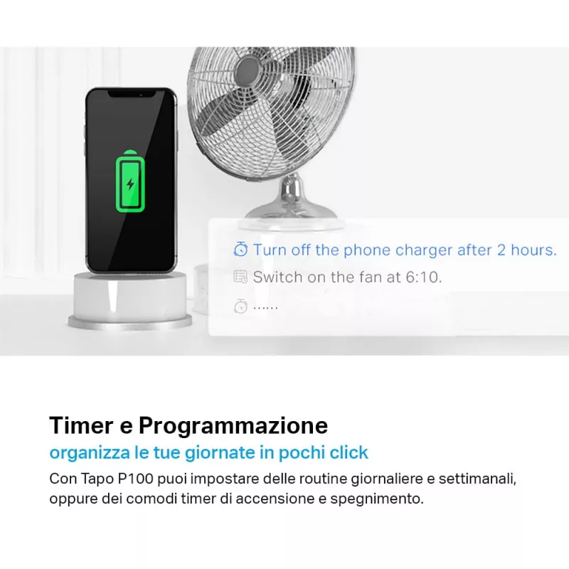 TP-LINK Tapo P100 enchufe inteligente blanco 2300 W