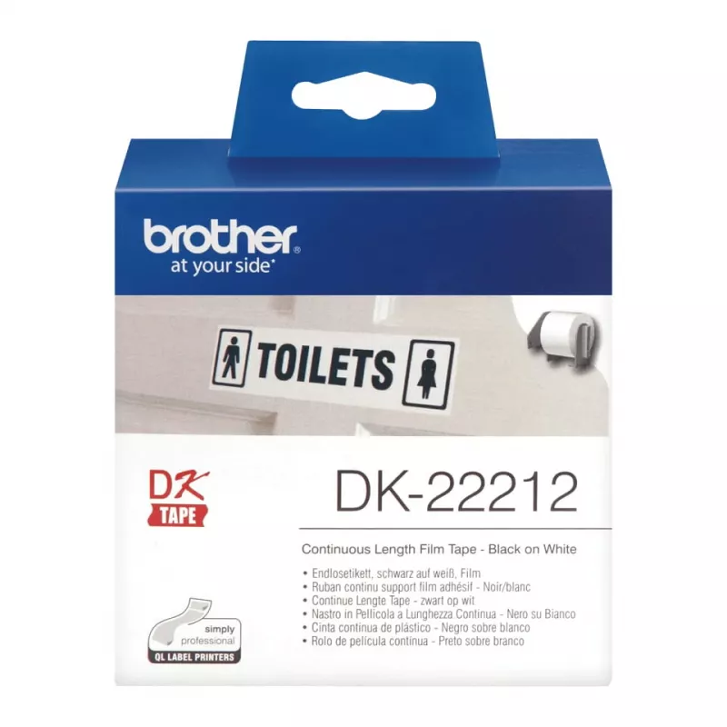 Cintas continuas para film Brother DK22212