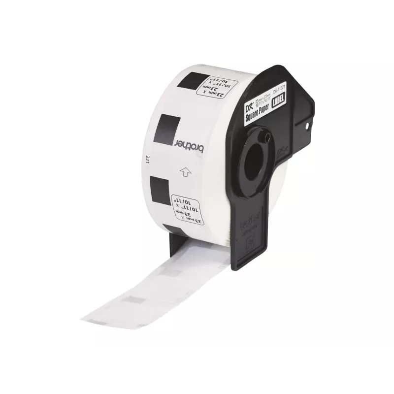 Etiqueta de papel cuadrada Brother DK11221
